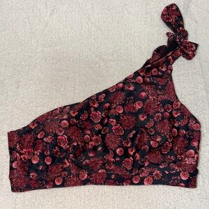 AlbionFit Millie Pink Ditzy Bikini Top - Medium 👙